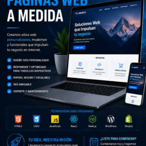 Desarrollo de Paginas Web a la Medida